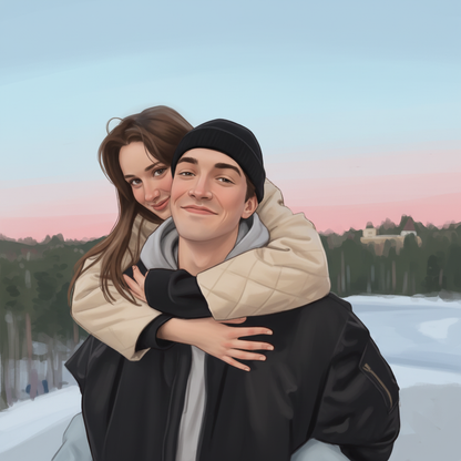 Digital Painting Portrait Poster – Custom from Your Photo