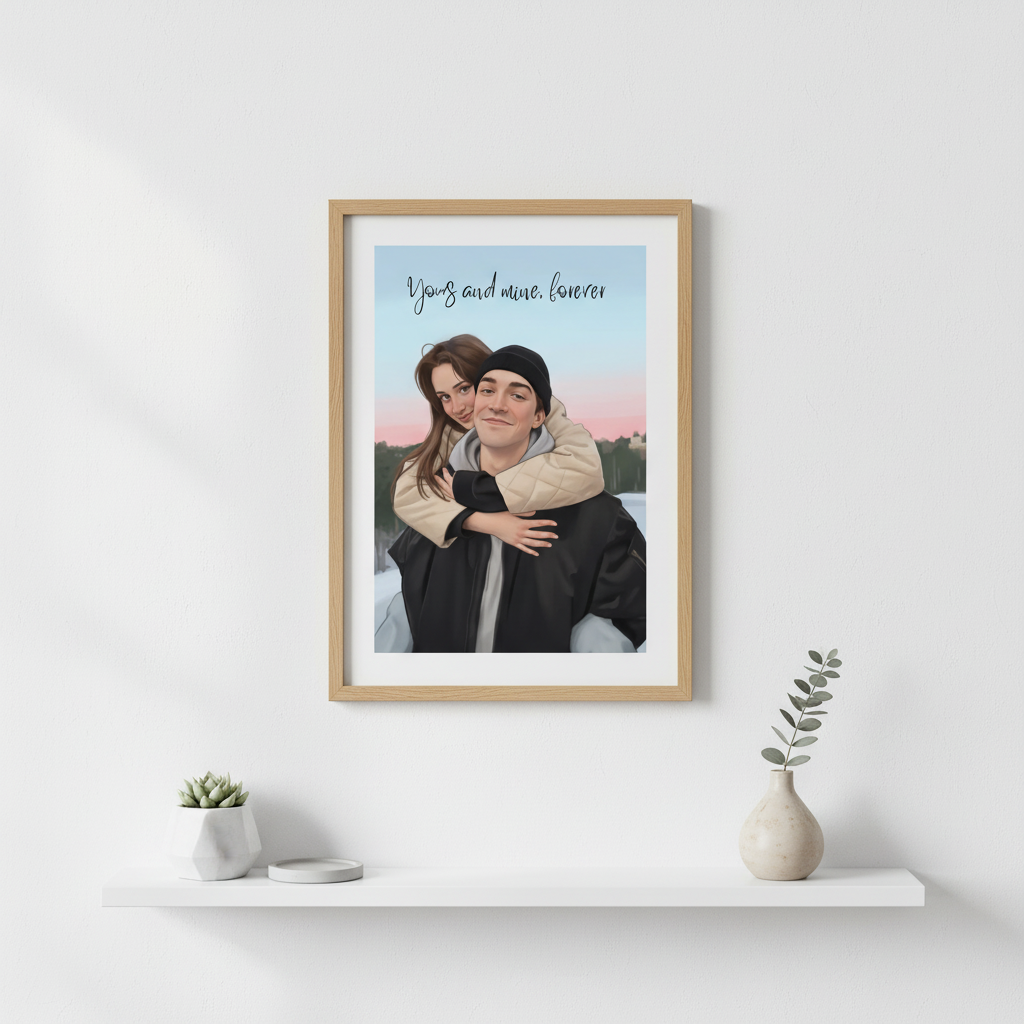 Digital Painting Portrait Poster – Custom from Your Photo